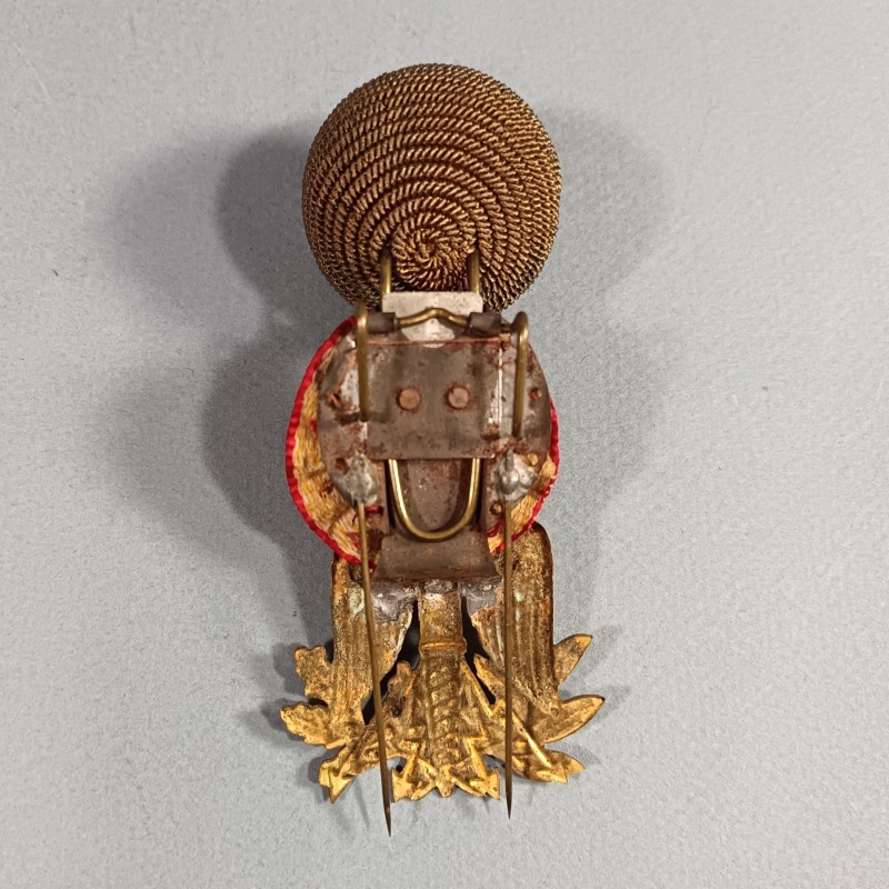 ATTRIBUT OU INSIGNE ET POMPON DE KEPI D'OFFICIERS ET ADJUDANTS MODELE 1886 OFFICIER BUREAU ET ADMINISTRATION DD'ETAT MAJOR